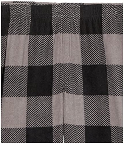 GAP Boys Flannel Pajama Set GREY BUFFALO CHECK 6