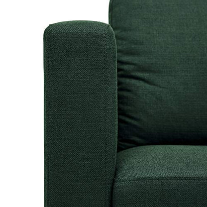Amazon Brand – Rivet Revolve Modern Upholstered Sofa with Reversible Sectional Chaise, 80"W, Heritage Green