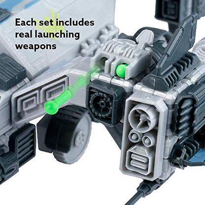 Snap Ships Gladius AC-75 Drop Ship - Construction Toy for Custom Building and Battle Play - Ages 8+