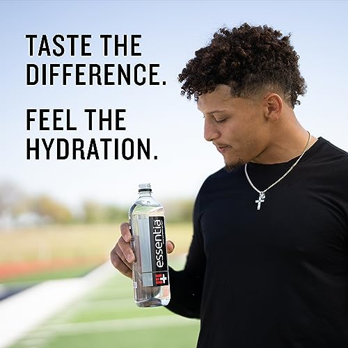 Add 3 To Your Cart! Essentia Bottled Water, 1 Liter, 12-Pack, Ionized Alkaline Water:99.9% Pure, Infused With Electrolytes, 9.5 pH Or Higher With A Clean, Smooth Taste