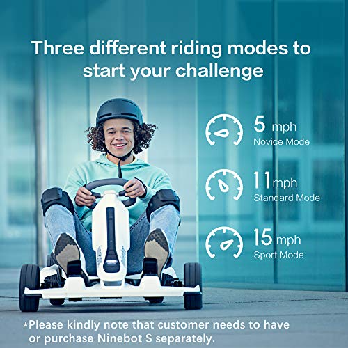 EXPIRED.  Segway Ninebot GoKart Kit, Outdoor Race Pedal Go Karting Car for Kids and Adults, Adjustable Length and Height, Ride on Toys