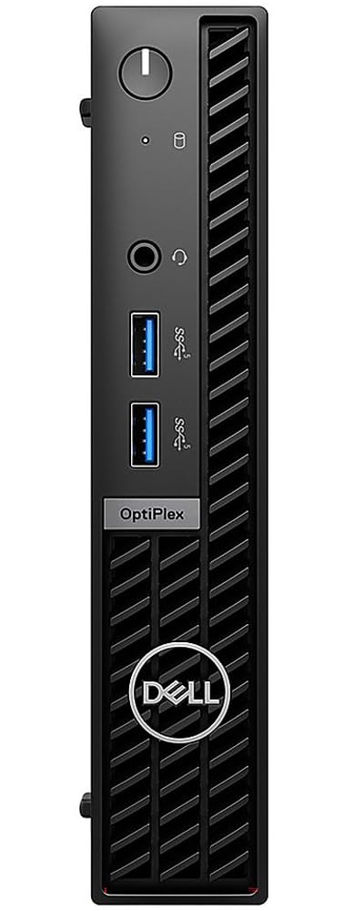 Dell OptiPlex 7010 Micro Business Mini Desktop (Intel i5-13500T vPRO 14-Core, 64GB RAM, 512GB PCIe SSD, Intel UHD 770, RJ-45, HDMI, DP, Black, USB Keyboard, USB Mouse, Win 11 Pro)