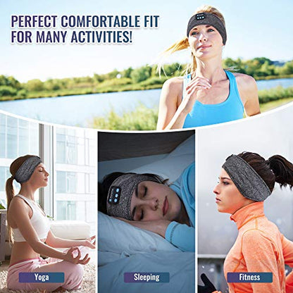 Sleep Headphones, Lavince Bluetooth Sleeping Headphones Headband Soft Elastic Bluetooth Headband,Cool Tech Gadgets Sleeping Christmas Valentine's Day Birthday Gifts for Women&Men
