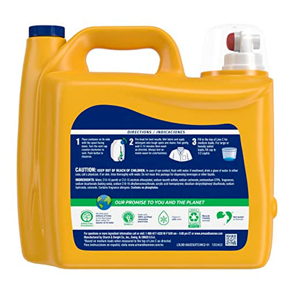 Add 3 To Your Cart! Arm & Hammer Clean Burst, 170 Loads Liquid Laundry Detergent, 170 Fl oz