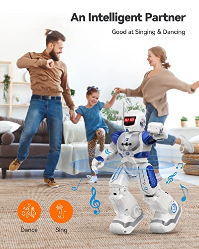 Ruko 6088 Programmable Robot, Gesture Sensing Intelligent Remote Control Robot for Kids 3-6 Years, Christmas Birthday Gift