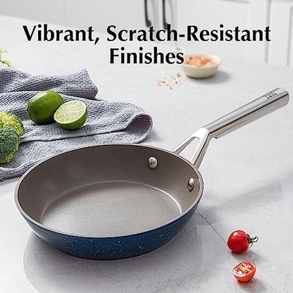 ROCKURWOK 8-Inch Ceramic Pan, Non Stick Frying Pans, Nonstick Ideal for Omelets and Eggs, Ceramic Pan, Durable Skillet PTFE & PFOA & PFAS Free, Induction Safe, Oven and Dishwasher Friendly