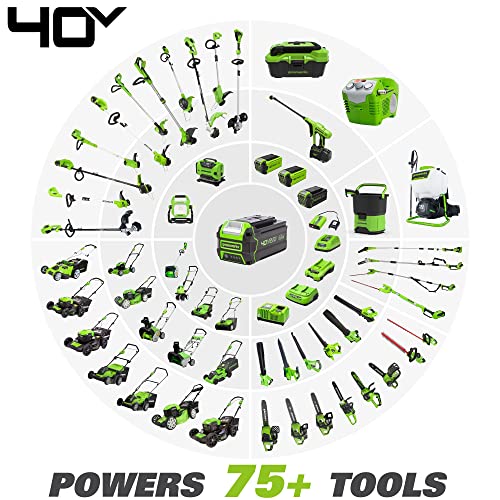 Greenworks 40V 16" Brushless Cordless Chainsaw (Great For Tree Felling, Limbing, Pruning, and Firewood / 75+ Compatible Tools), Tool Only