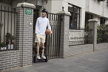 Segway Ninebot S Smart Self-Balancing Electric Scooter, Dual 400W Motor, Max 13.7 Miles Range & 10MPH, Hoverboard with LED Light, Compatible with Gokart kit