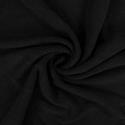 Utopia Towels - Luxurious Jumbo Bath Sheet 2 Piece - 600 GSM 100% Ring Spun Cotton Highly Absorbent and Quick Dry Extra Large Bath Towel - Super Soft Hotel Quality Towel (35 x 70 Inches, Black)