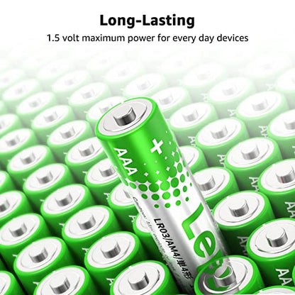 Lepro AAA Batteries 24 Pack, Triple A Batteries with Ultra Long-Lasting Power – High Performance, 1200mAh 1.5V Leak-Proof, Corrosion-Resistant Alkaline AAA Batteries, Ideal for Home & Office Devices