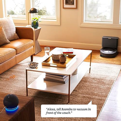 iRobot Roomba j7+ (7550) Self-Emptying Robot Vacuum – Avoids Common Obstacles Like Socks, Shoes, and Pet Waste, Empties Itself for 60 Days, Smart Mapping, Works with Alexa