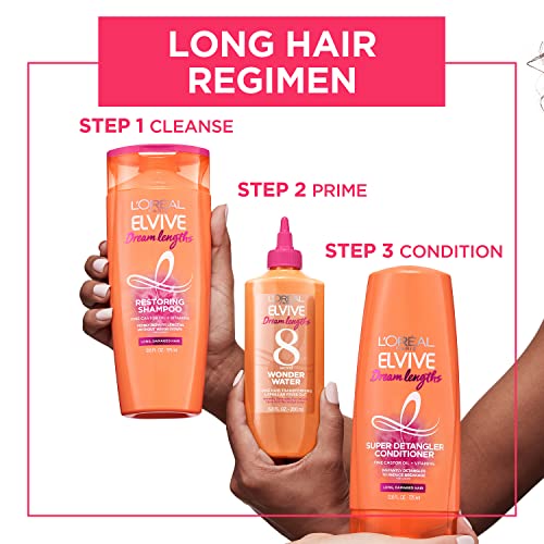 L’Oréal Paris Elvive Dream Lengths Shampoo and Conditioner Kit, Paraben Free, 1 kit