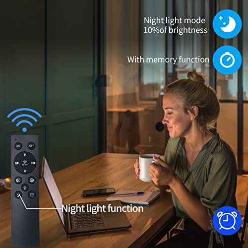 RUIBOOXIN Modern LED Ceiling Light 38.2in 90W Dimmable LED Ceiling Lights with Remote Control 6 Squares Frame Semi Flush Mount Ceiling Light Fixtures for Living Room Dining Room Bedroom Kitchen…