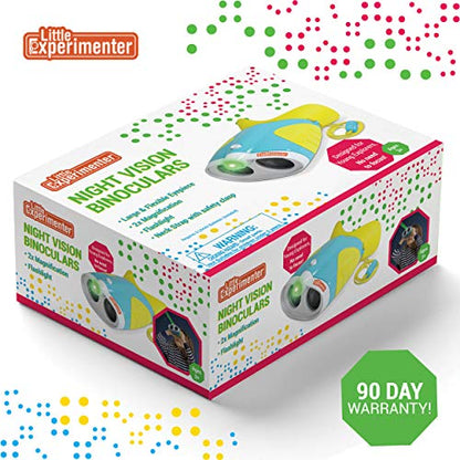 Binoculars for Kids and Toddlers - Toys Binocular with Night Vision Light and Face Comfort Rubber Gift Ideas, Stocking Stuffer Gifts for Boys & Girls Ages 3 4 5 6 7 8 9 10-12+ Year Old