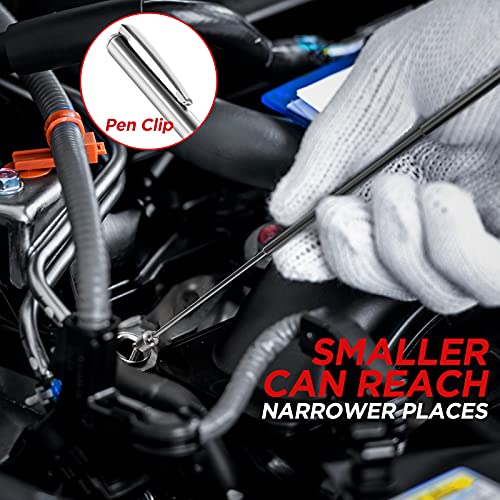 Stocking Stuffers for Men Adults, Gifts for Men, 2Pcs Magnetic Pickup Tools Cool Gadgets for Men, Christmas Gifts for Men, Dad, Him, Husband, Boyfriend, Unique Gifts for Men Who Have Everything
