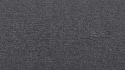 DHP Janford Upholstered Platform Bed with Modern Vertical Stitching on Rectangular Headboard, Queen, Gray Linen