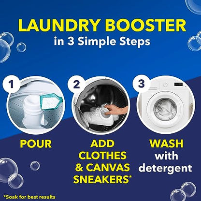 Add 3 To Your Cart! OxiClean White Revive Laundry Whitener and Stain Remover Powder, 3 lb