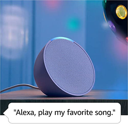 Introducing Echo Pop | Full sound compact smart speaker with Alexa | Glacier White