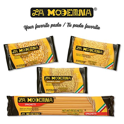 La Moderna Fideo Pasta, Noodles, Durum Wheat, Protein, Fiber, Vitamins, 7 Oz, Pack of 20