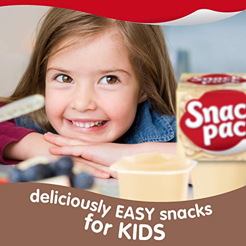 Snack Pack Tapioca Pudding, 4 Count Pudding Cups (12 Pack)