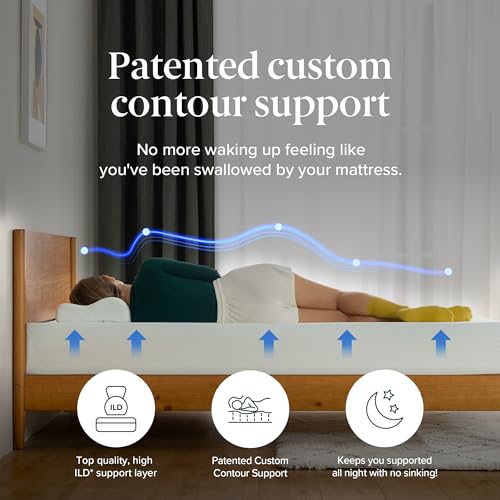 ZINUS 6 Inch Green Tea Memory Foam Mattress, Fiberglass Free, Patented Custom Contour Support, Sturdy Base Foam, CertiPUR-US Certified, Bed-in-a-box, Narrow Twin, White