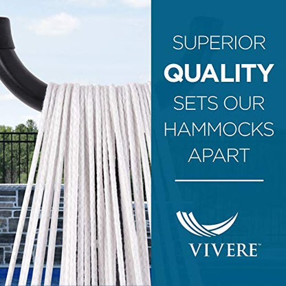Vivere UHSDO9-27 Hammock, 9', Rio Night with Charcoal Frame