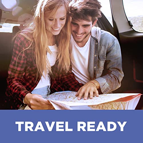 Band-Aid Travel Ready Portable Emergency First Aid Kit for Minor Wound Care with Assorted Adhesive Bandages, Gauze Pads & More, Ideal for Travel, Car & On-The-Go, 80 pc