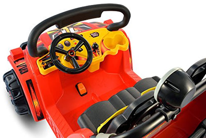 National Products 12V Battery Operated Dual Passenger 4 X 4 Red