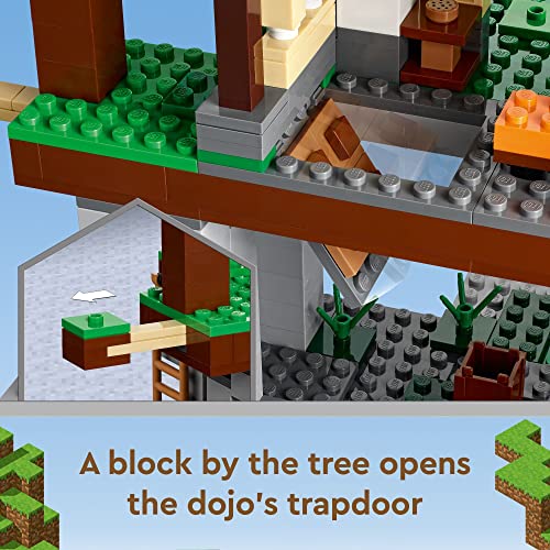 LEGO Minecraft The Training Grounds Toy Building Set 21183 Minecraft Toy for Kids, Boys and Girls Age 8+ Years Old, Building Kit with House, Cave, Trapdoor, and Ninja, Rogue and Bat Minecraft Figures