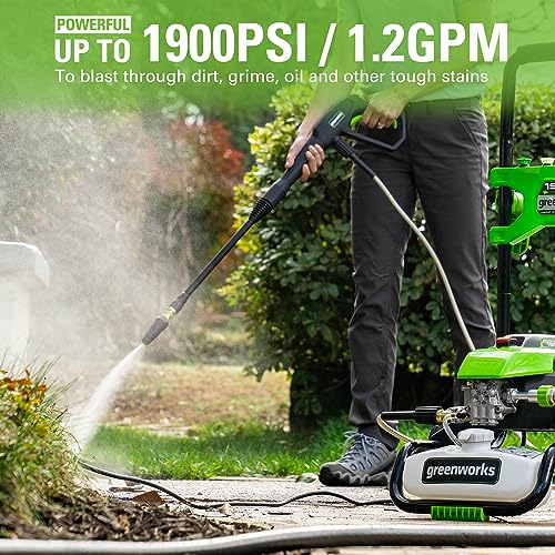 Greenworks 1900 PSI (1.2 GPM) Pressure Washer (PWMA Certified)