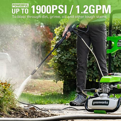 Greenworks 1900 PSI (1.2 GPM) Pressure Washer (PWMA Certified)