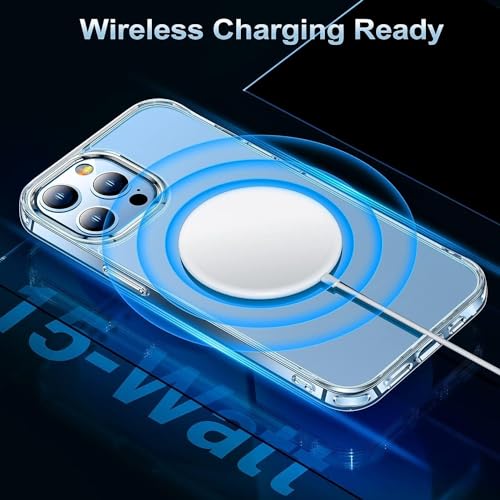 AEDILYS Shockproof for iPhone 13 pro Case,[ Non-Yellowing][15FT Military Grade Drop Protection] [Scratch-Resistant], Slim Non-Slip iPhone 13 pro Phone Case, 6.1'' Transparent