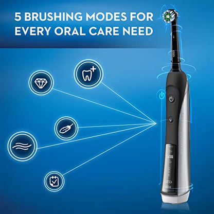 Oral-B Pro 5000 Smartseries Power Rechargeable Electric Toothbrush with Bluetooth Connectivity, Black Edition