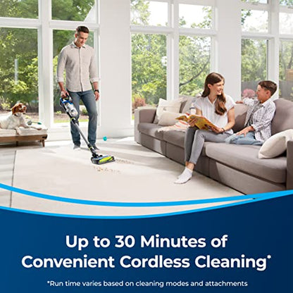 BISSELL PowerGlide Pet Slim Cordless Stick Vacuum, 3080, Gray