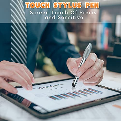 Stocking Stuffers for Adults-Gifts for Men, 9 in 1 Multitool Pen, Christmas Gift for Dad, Gifts for Him, Tool Gifts for Dad from Kids, Gifts for Husband, Boyfriend, Grandpa(Silver)