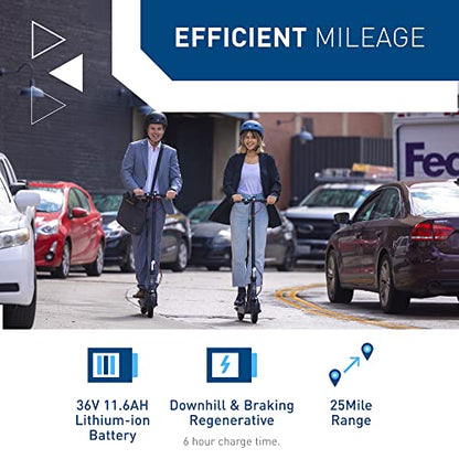 Hiboy S2 Pro Electric Scooter, 500W Motor, 10" Solid Tires, 25 Miles Range, 19 Mph Folding Commuter Electric Scooter for Adults
