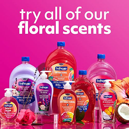 Softsoap Lavender & Shea Scent Liquid Hand Soap, Moisturizing Liquid Hand Soap, 11.25 Ounce, 6 Pack