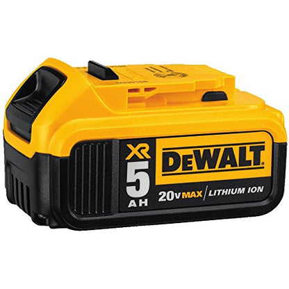 DEWALT 20V MAX Battery Starter Kit with 2 Batteries, 5.0Ah (DCB205-2CK) 20V MAX* Circular Saw, 6-1/2-Inch, Cordless, Tool Only (DCS565B)