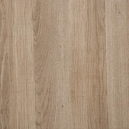 Sauder Anda Norr Executive Desk, L: 56.3" x W: 22.13" x H: 29.53", Sky Oak Finish