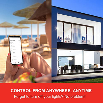 Sengled Zigbee Smart Light Bulbs, Smart Hub Required, Works with SmartThings and Echo with built-in Hub, Voice Control with Alexa and Google Home, Daylight 60W Equivalent A19 Alexa Light Bulb, 8 Pack