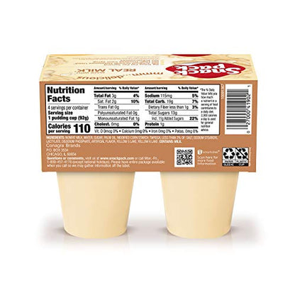 Snack Pack Tapioca Pudding, 4 Count Pudding Cups (12 Pack)