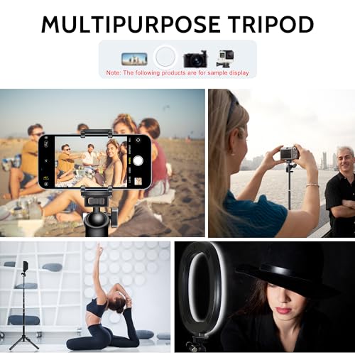 Selfie Stick, 50 inch Selfie Stick Tripod with Wireless Remote, Phone Tripod Stand Compatible with iPhone 15 14 13 12 11 pro Samsung Note 22 10 S23