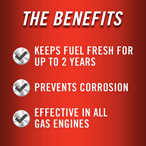 STA-BIL Storage Fuel Stabilizer - Keeps Fuel Fresh for 24 Months - Prevents Corrosion - Gasoline Treatment that Protects Fuel System - Fuel Saver - Treats 40 Gallons - 16 Fl. Oz. (22207-12PK)