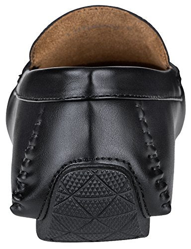 Jousen Men's Loafers Casual Slip On Penny Loafer Lightweight Driving Shoes (AMY802 Black 10)