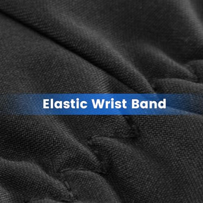 Pleneal Winter Waterproof Gloves for Men - Snow Ski Gloves with 10 Touchscreen Fingers & Comfortable Multiple-Layer Lining, Elastic Wrist Band