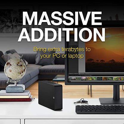 Seagate Expansion 16TB External Hard Drive HDD - USB 3.0, with Rescue Data Recovery Services (STKP16000402)