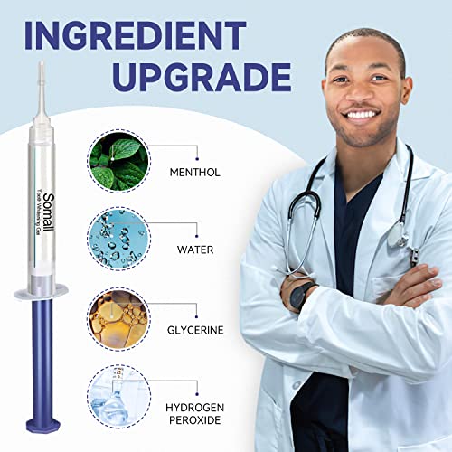 Somall Teeth Whitening LED Accelerator Lights Kit, More Dentist Recommended Professional Teeth Whitening Kits -Mild and Insensitive Fast Tooth Whitener - Enhances Lasting whitening