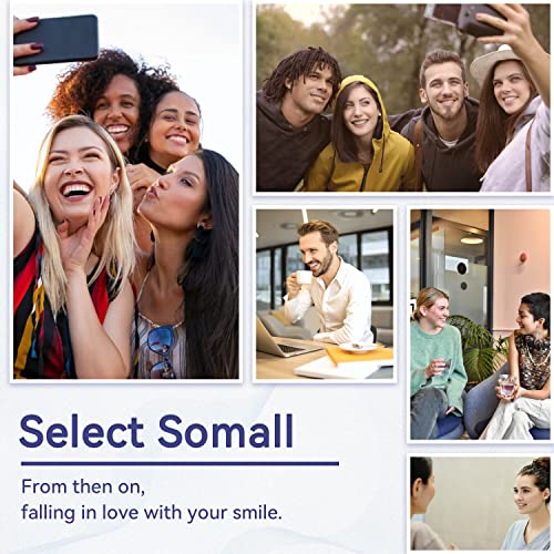 Somall Teeth Whitening LED Accelerator Lights Kit, More Dentist Recommended Professional Teeth Whitening Kits -Mild and Insensitive Fast Tooth Whitener - Enhances Lasting whitening