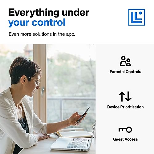 Linksys WiFi Mesh 6E Tri-Band Router | Fast and Reliable speeds | Connect 50+ Devices | Coverage of 2,500 Sq Ft | 2021 Release