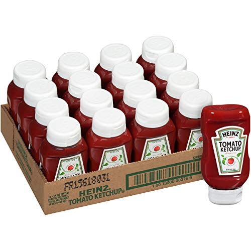 Heinz Ketchup (14 oz Bottles, Pack of 16)